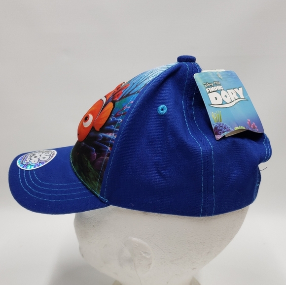 New Finding Dory Nemo Blue Cap 3D Disney Pixar Kids Snapback Hat - Picture 4 of 12